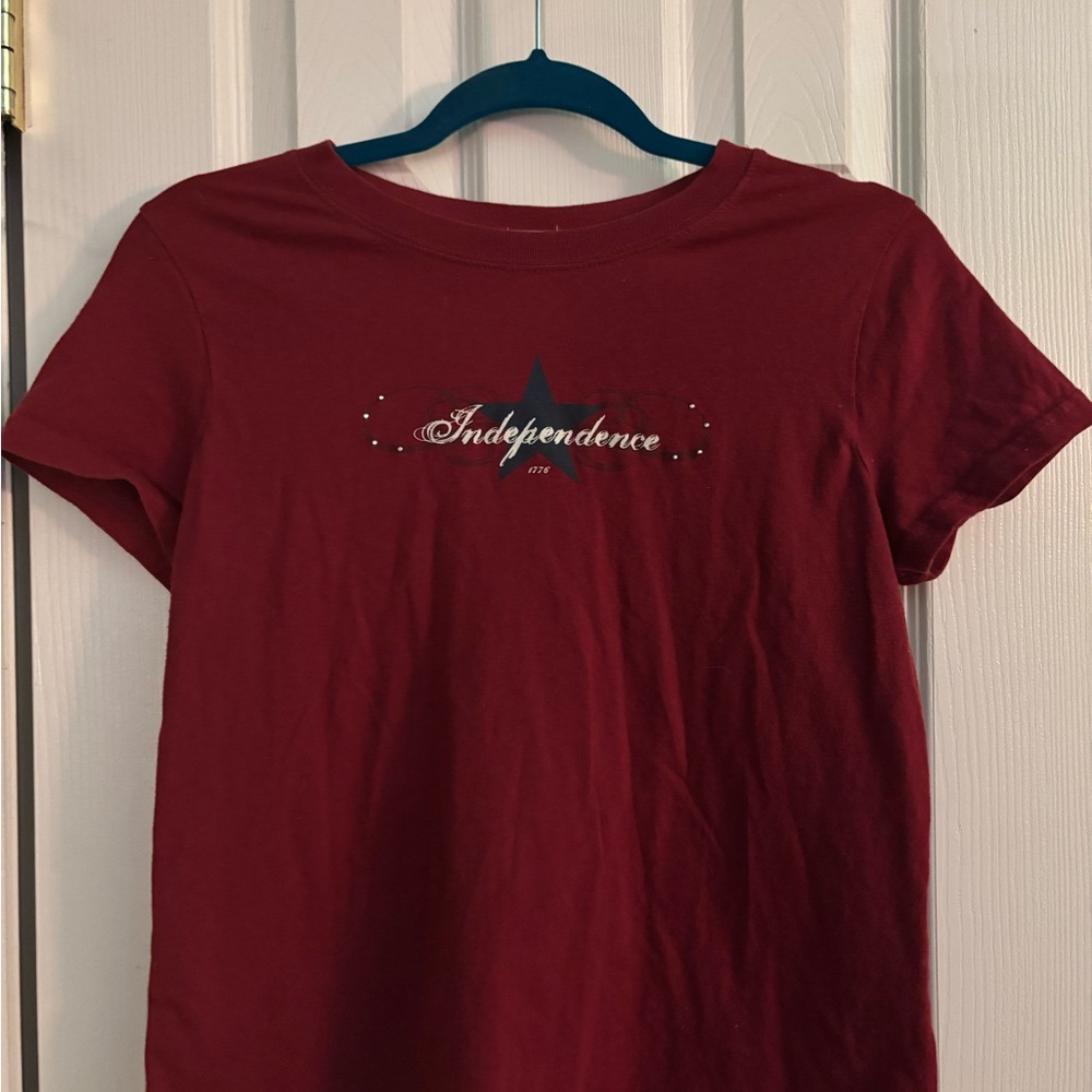 Vintage Independence Red T-Shirt